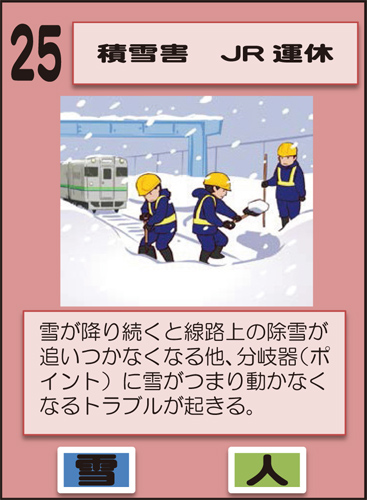 着雪害〜JR運休